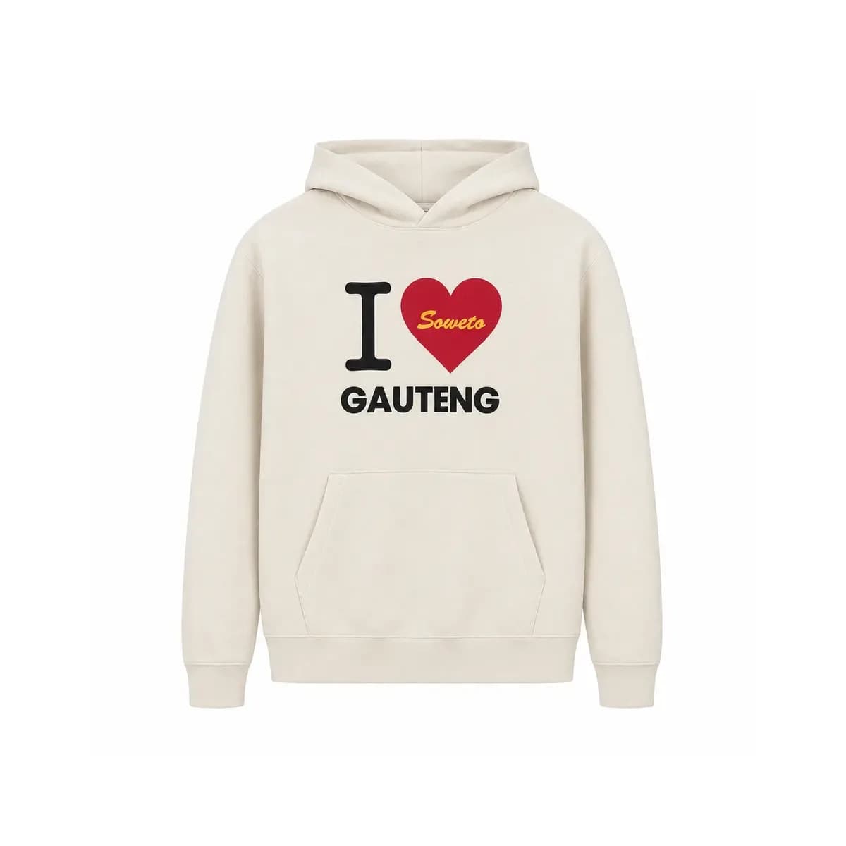 I Love Soweto Gauteng Hoody (Off White)
