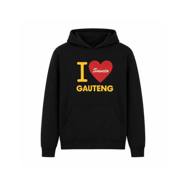 I Love Soweto Gauteng Hoody (Black)