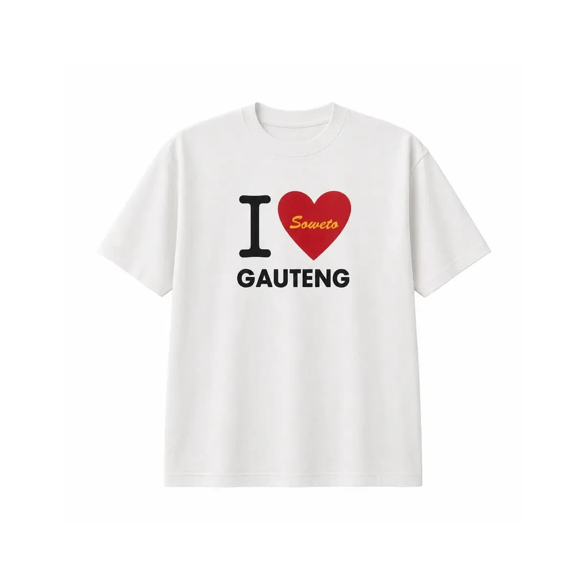 I Love Soweto Gauteng T-Shirt (White)